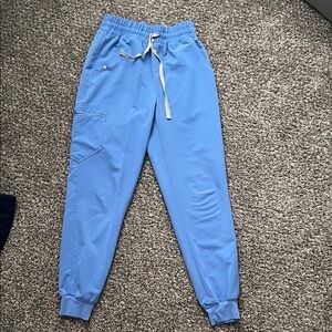 Figs Women’s Ciel Blue High Waisted Jogger Pants